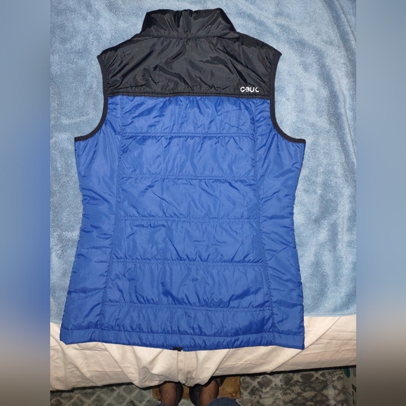Cutter & Buck, C-BU< , WestRock Sleeveless Vest Jacket, size S/P, Blue & Back - Picture 5 of 13